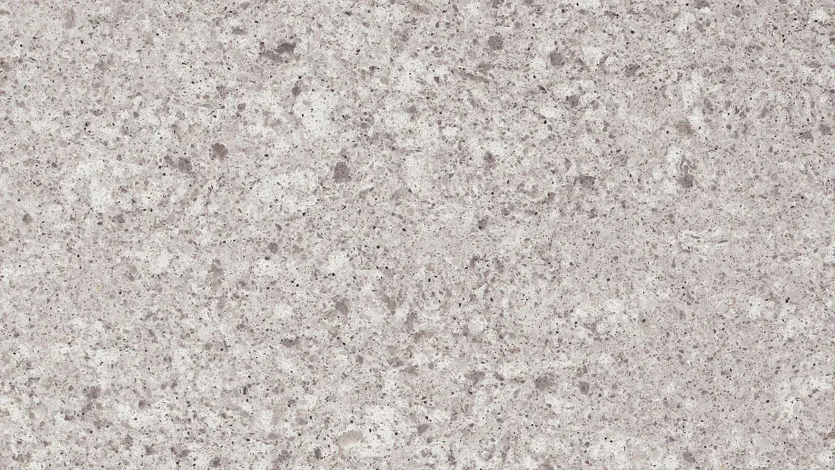 Close-up of the veining on a black granite countertop installed in Saint-Jérôme